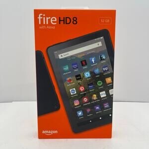 Fire HD 8 Tablet Alexa Amazon 32 GB 8" Display (Gen 10) Black NEW